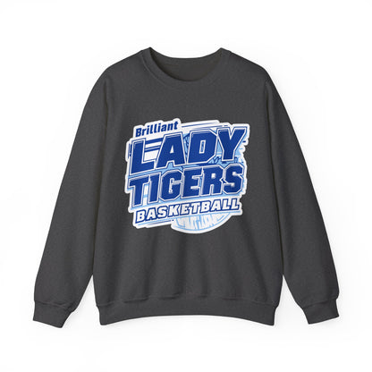 Adult Crewneck Sweatshirt \ Brilliant Tigers Basketball \ BTBKG2