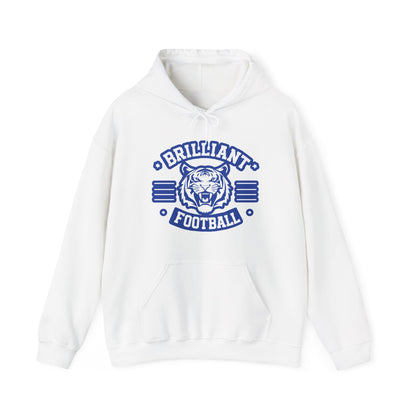 Adult Hoodie Sweatshirt \ Brilliant Tigers Football \ BTF2
