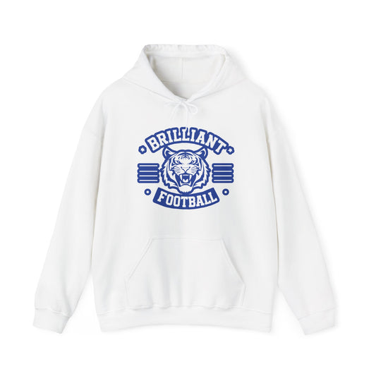 Adult Hoodie Sweatshirt \ Brilliant Tigers Football \ BTF2