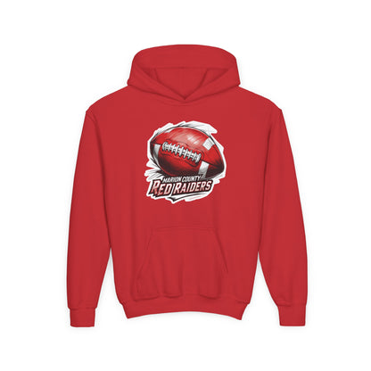 Youth Hoodie Sweatshirt \ Marion County Red Raiders Football \ MCF1