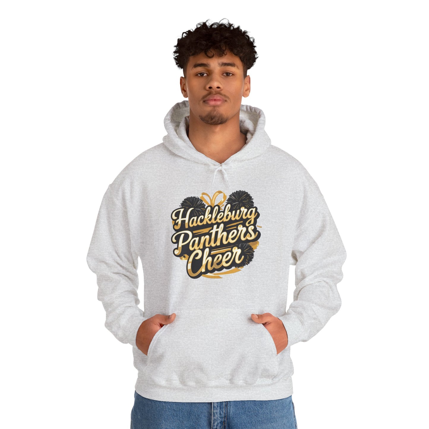 Adult Hoodie Sweatshirt \ Hackleburg Panthers Cheer \ HPC2
