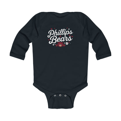 Long Sleeve Baby Bodysuit \ Phillip's Bears \ PBG1
