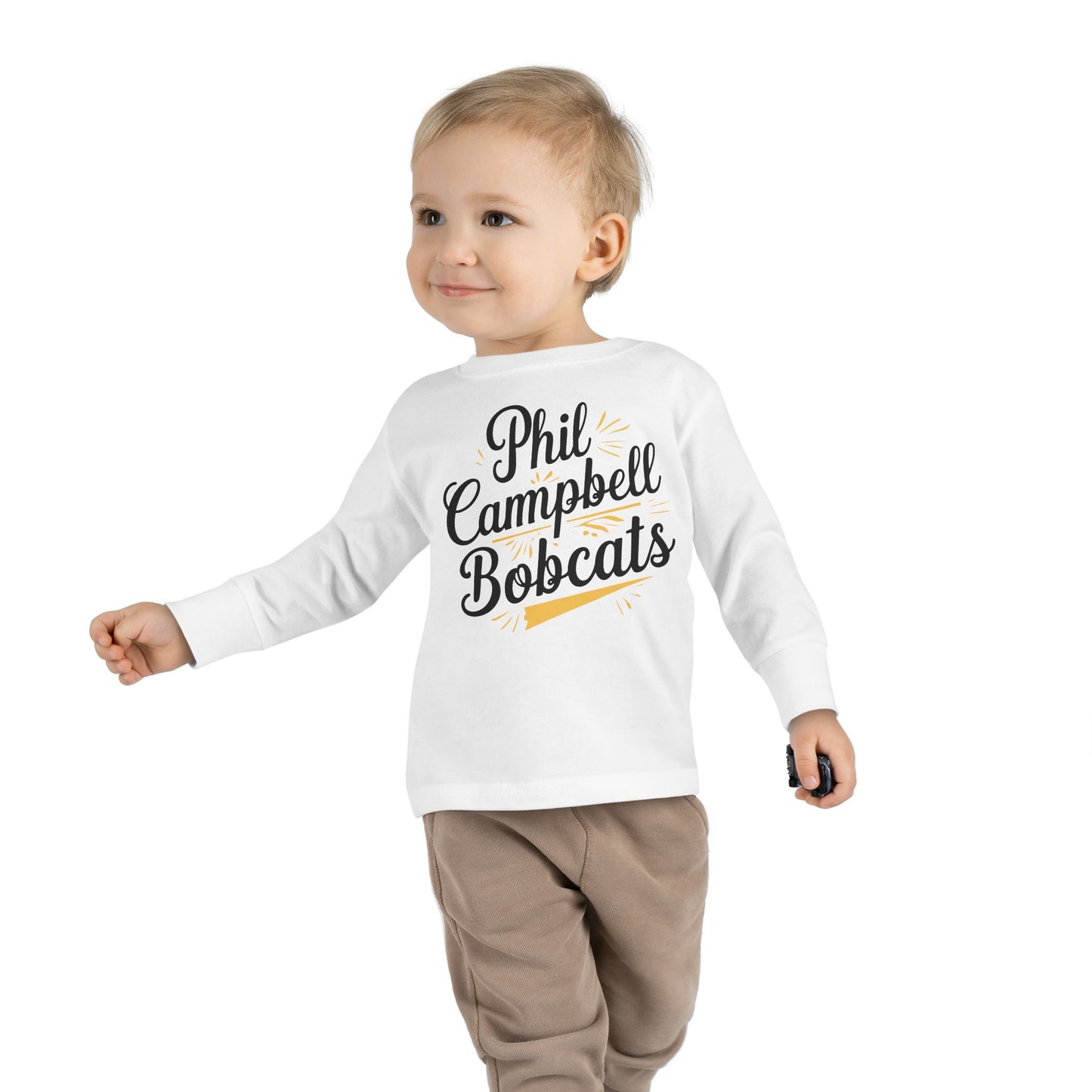 Toddler Long Sleeve Tee \ Phil Campbell Bobcats \ PCBG2