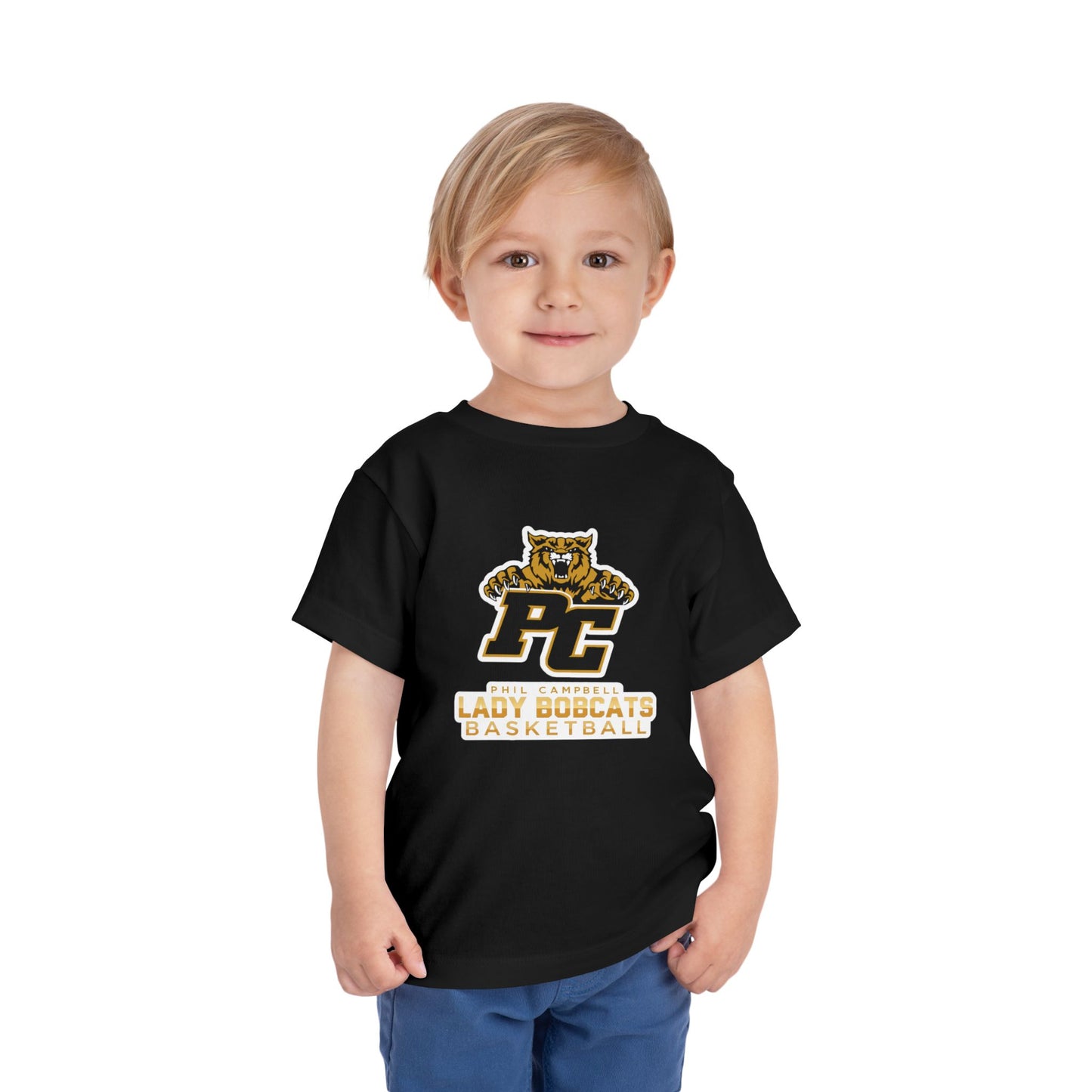 Toddler Tee \ Phil Campbell Bobcats Basketball \ PCBBKG1