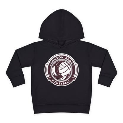 Toddler Hoodie Sweatshirt \ Hamilton Aggies Volleyball \ HAV1