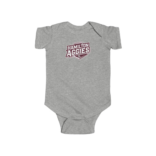 Short Sleeve Baby Bodysuit \ Hamilton Aggies \ HA1