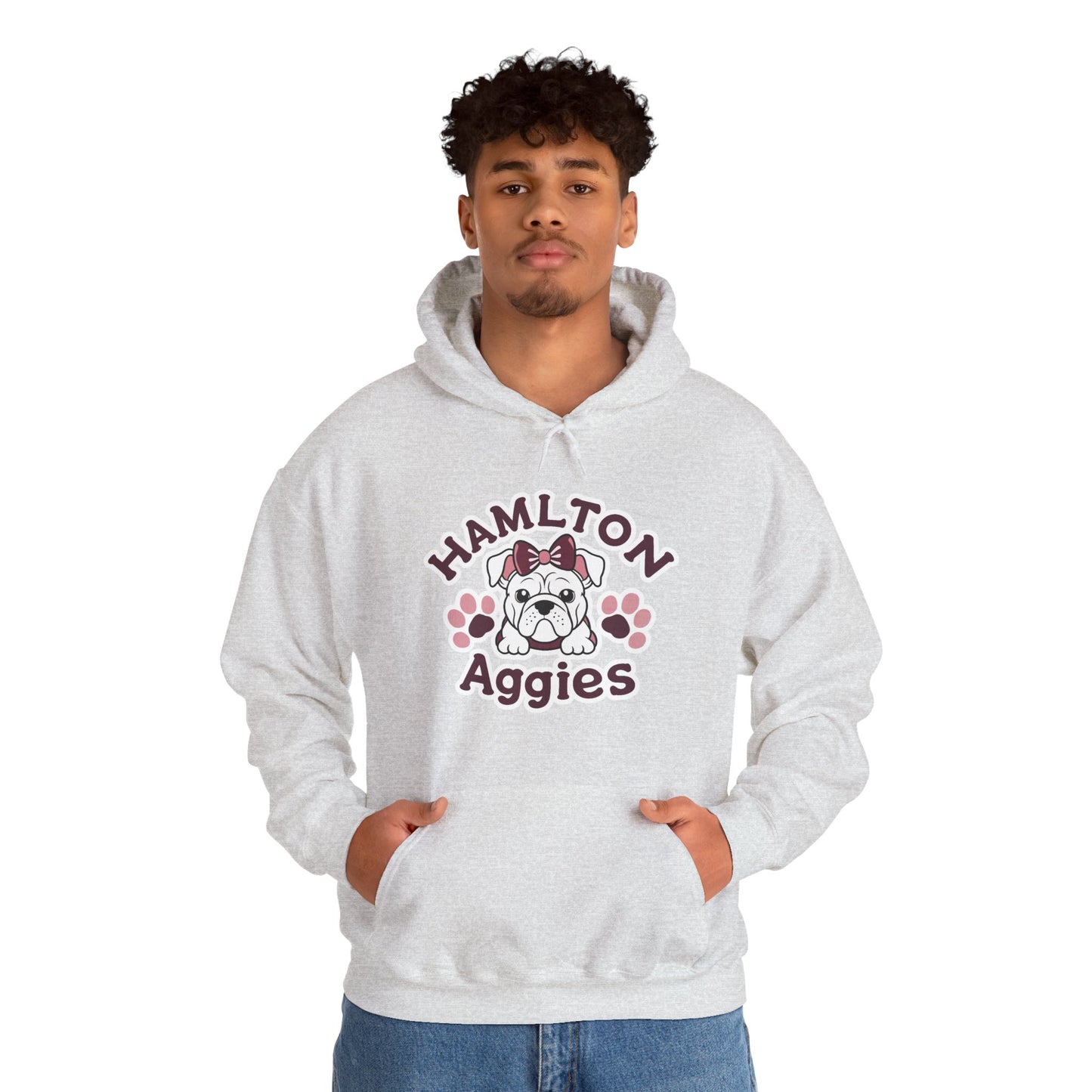 Adult Hoodie Sweatshirt \ Hamilton Aggies \ HAG3