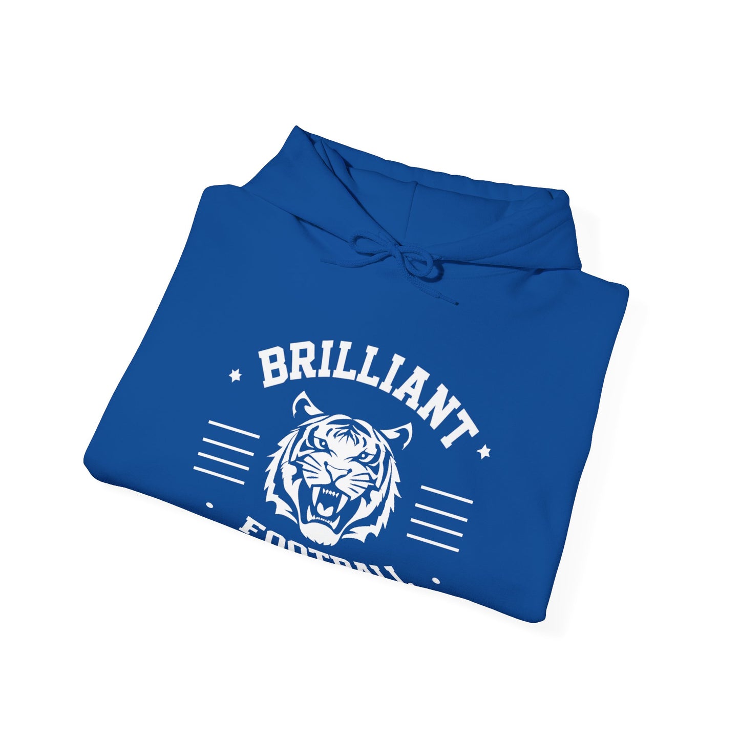 Adult Hoodie Sweatshirt \ Brilliant Tigers Football \ BTF2