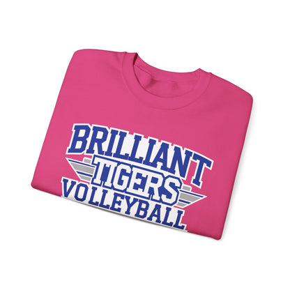 Adult Crewneck Sweatshirt \ Brilliant Tigers Volleyball \ BTV2