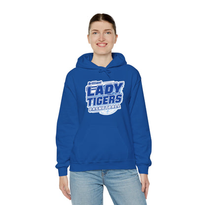 Adult Hoodie Sweatshirt \ Brilliant Tigers Basketball \ BTBKG2
