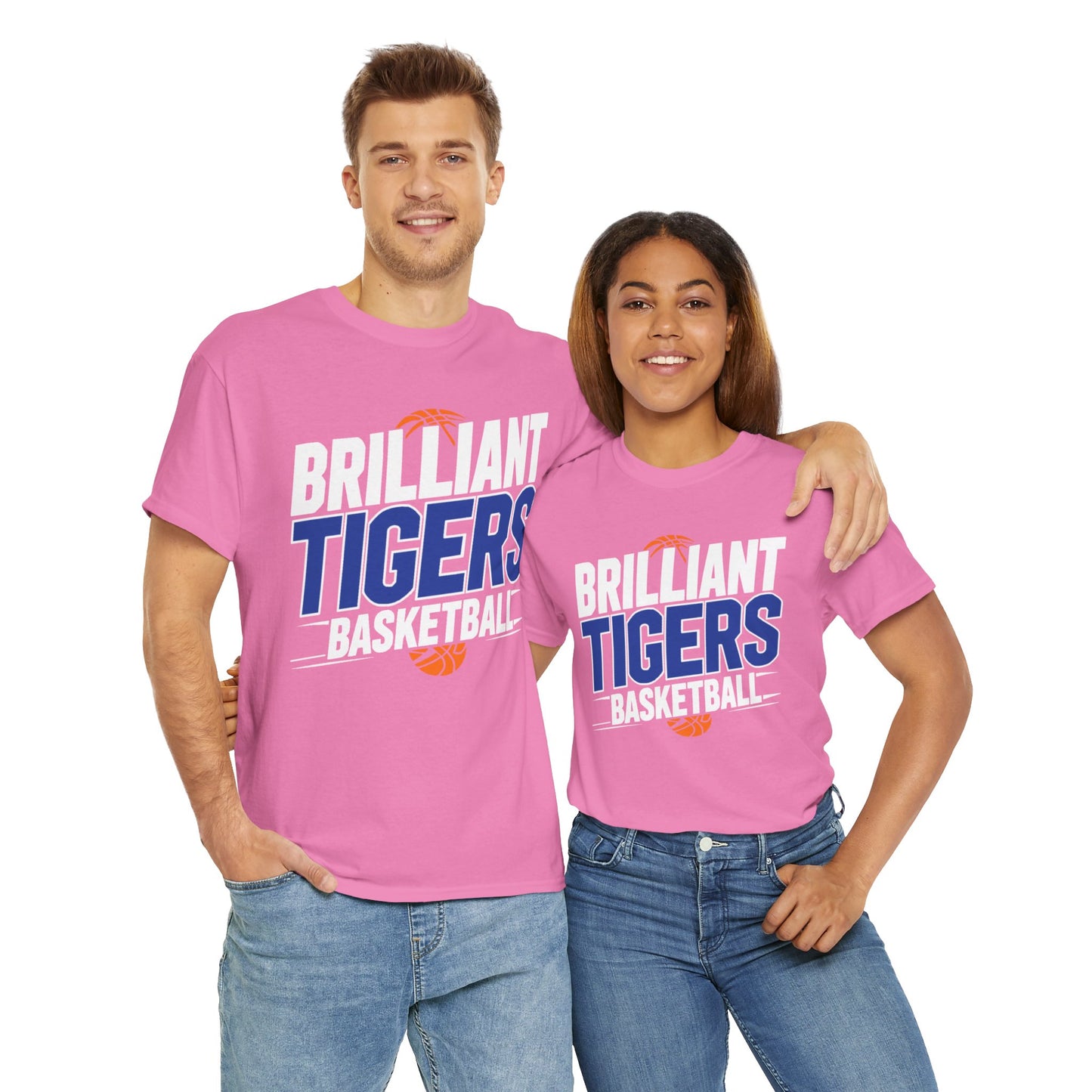 Adult Tee \ Brilliant Tigers Basketball \ BTBK1