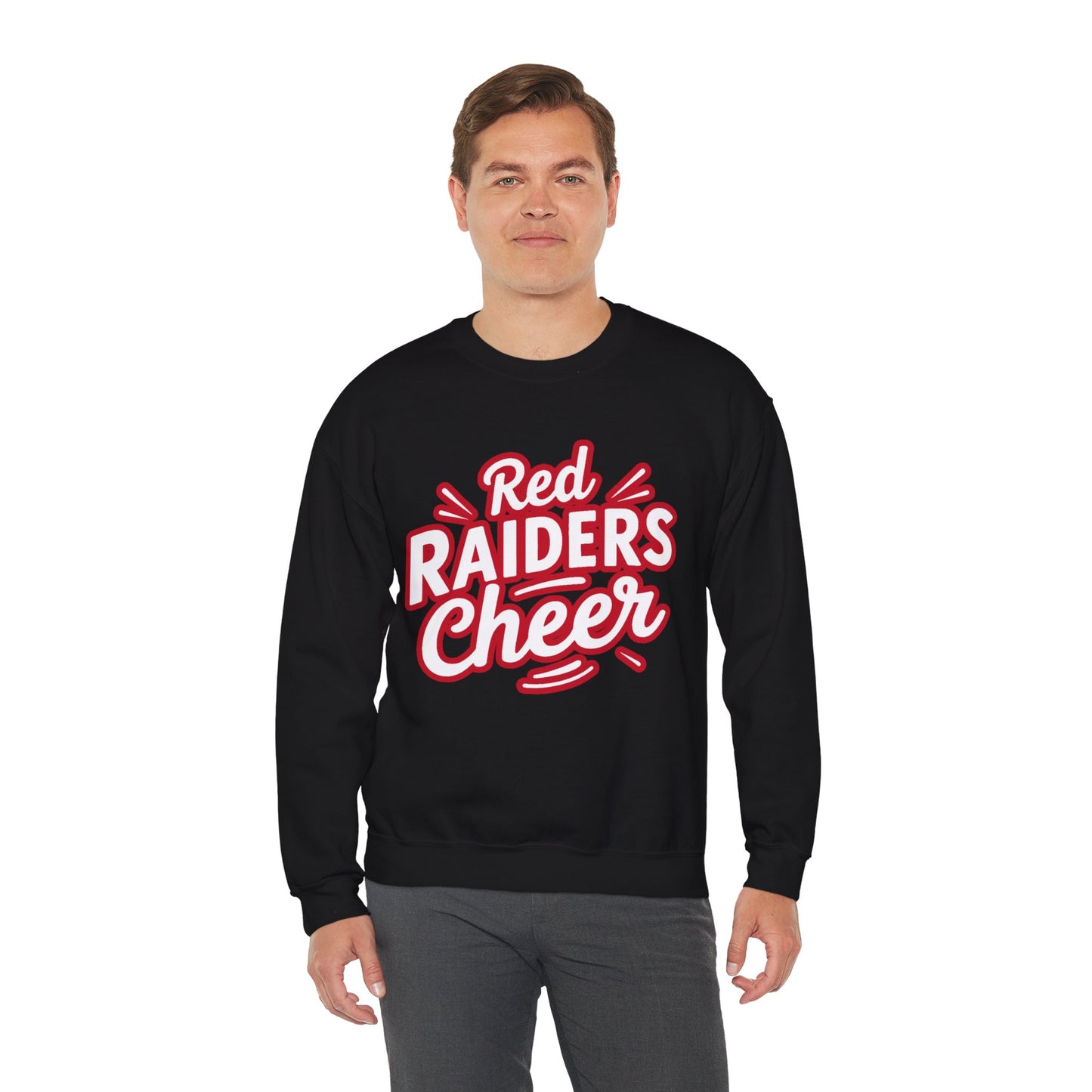 Adult Crewneck Sweatshirt \ Marion County Red Raiders Cheer \ MCC1