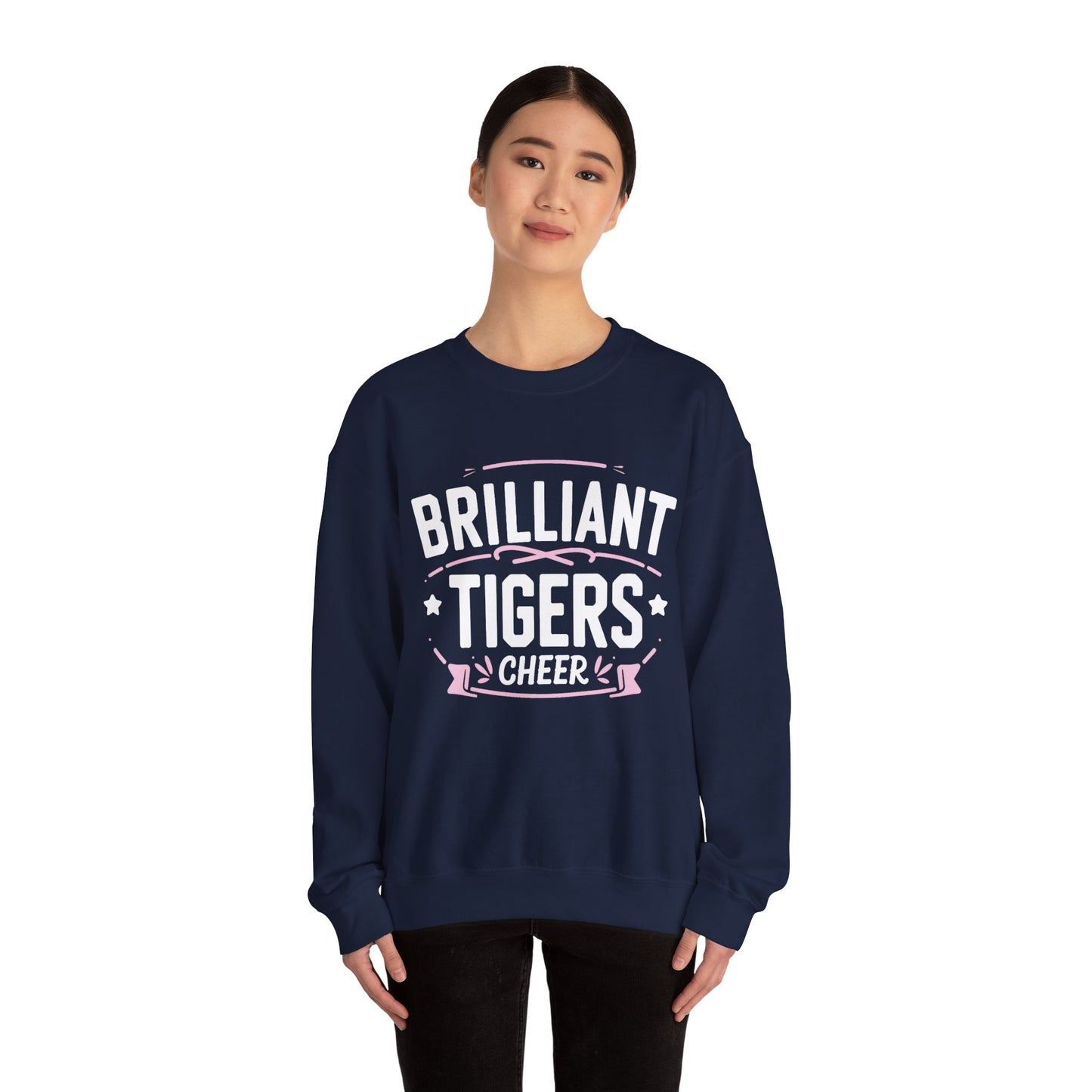 Adult Crewneck Sweatshirt \ Brilliant Tigers Cheer \ BTC2