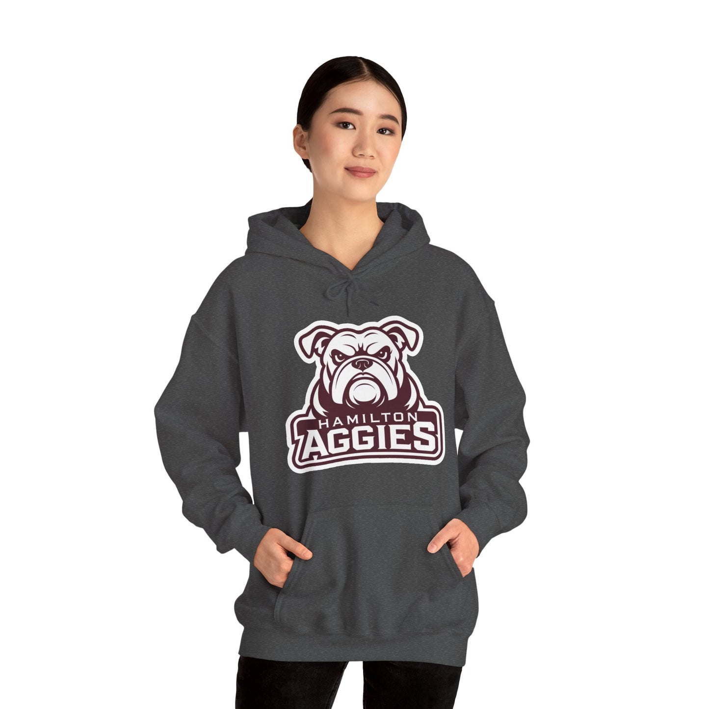 Adult Hoodie Sweatshirt \ Hamilton Aggies \ HA4