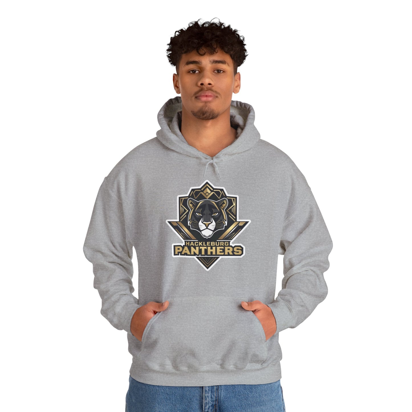 Adult Hoodie Sweatshirt \ Hackleburg Panthers \ HP1
