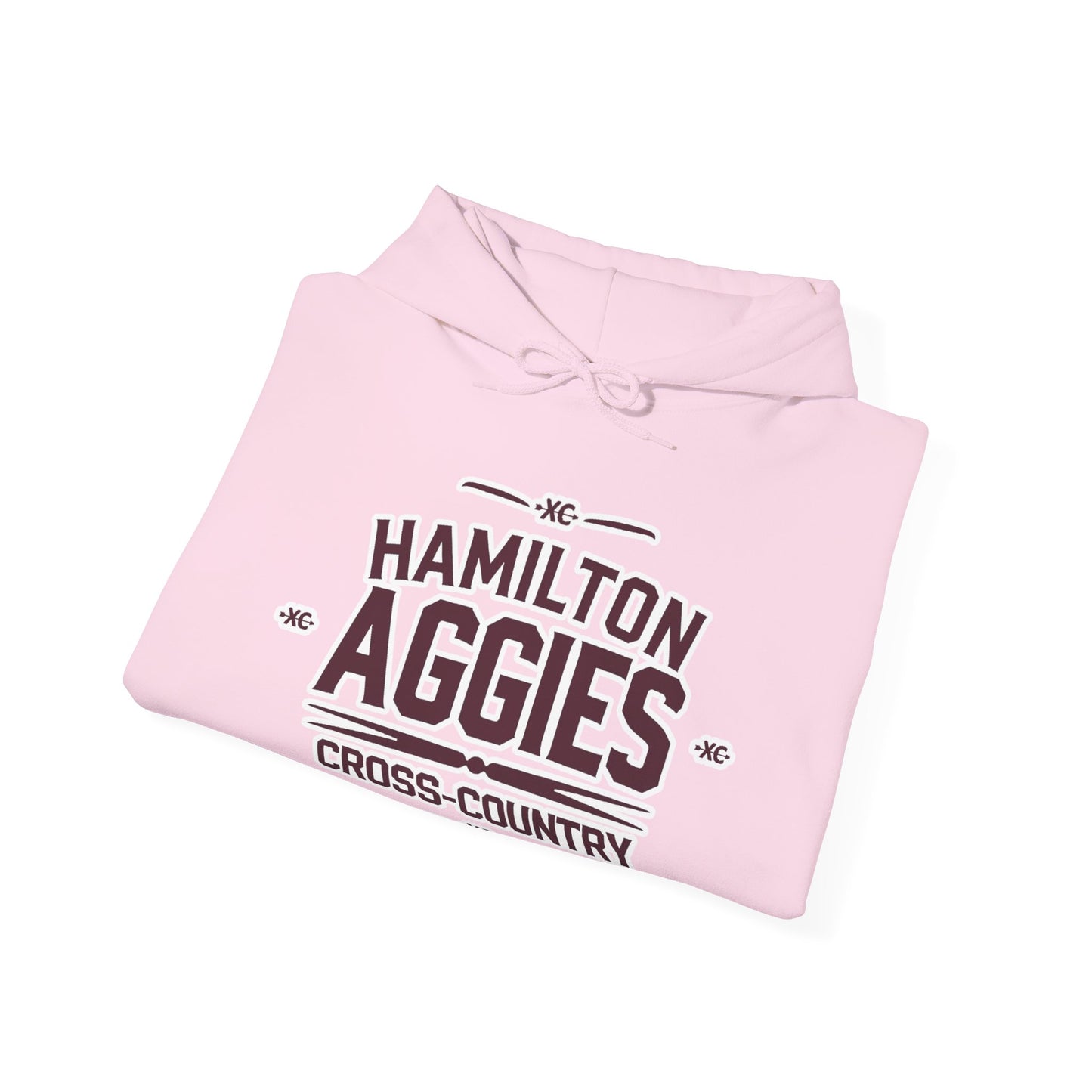 Adult Hooded Sweatshirt \ Hamilton Aggies Cross-Country \ HCC1