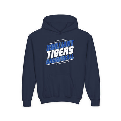 Youth Hoodie Sweatshirt \ Brilliant Tigers Basketball \ BTBK2