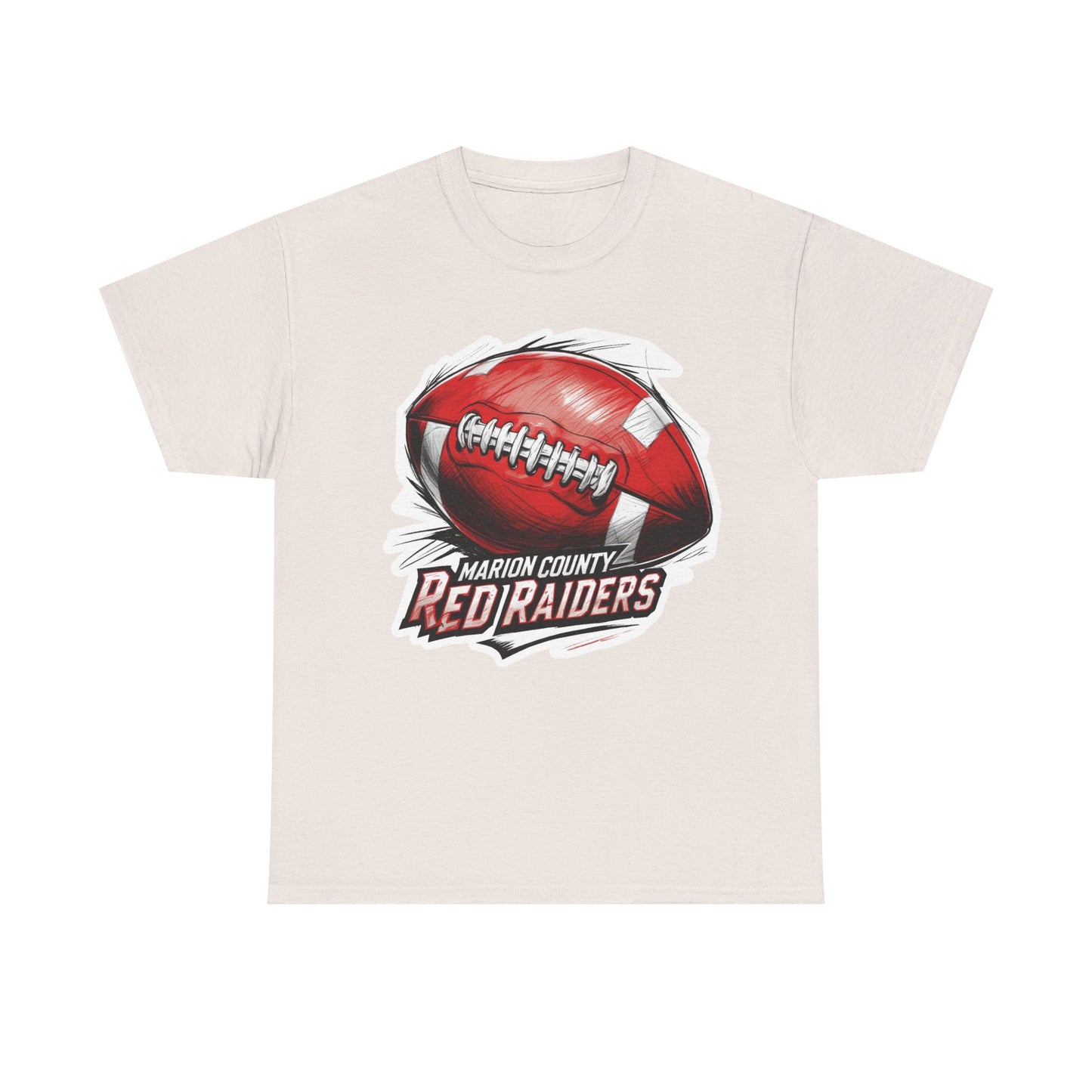 Adult Tee \ Marion County Red Raiders Football \ MCF1