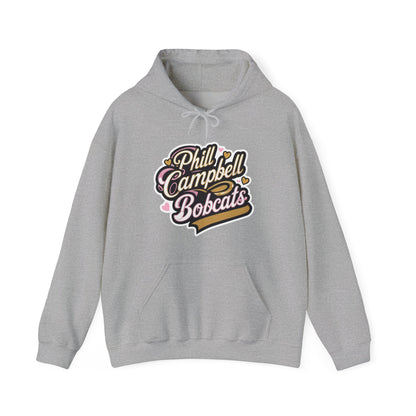 Adult Hoodie Sweatshirt \ Phill Campbell Bobcats \ PCBG1