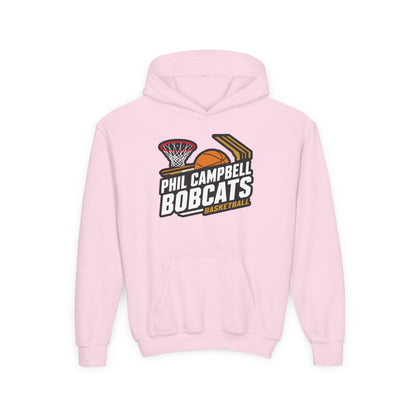 Youth Hoodie Sweatshirt \ Phil Campbell Bobcats Basketball \ PCBBK1