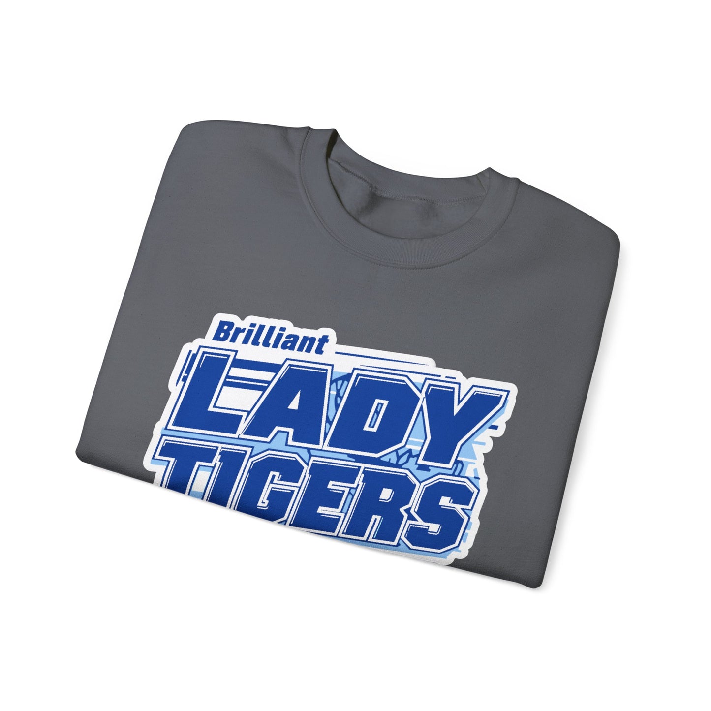 Adult Crewneck Sweatshirt \ Brilliant Tigers Basketball \ BTBKG2