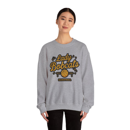 Adult Crewneck Sweatshirt \ Phil Campbell Bobcats Basketball \ PCBBKG2