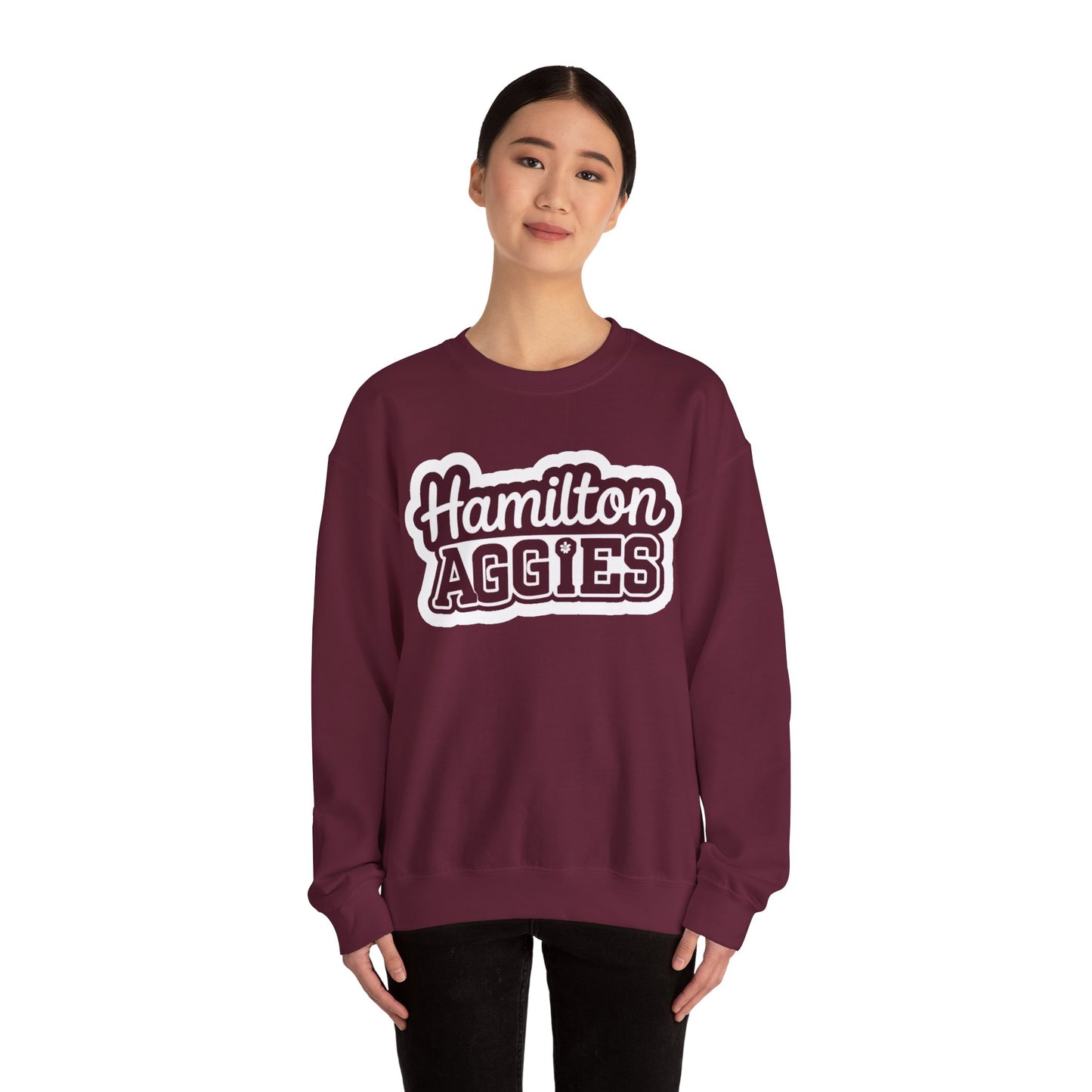 Adult Crewneck Sweatshirt \ Hamilton Aggies \ HAG2