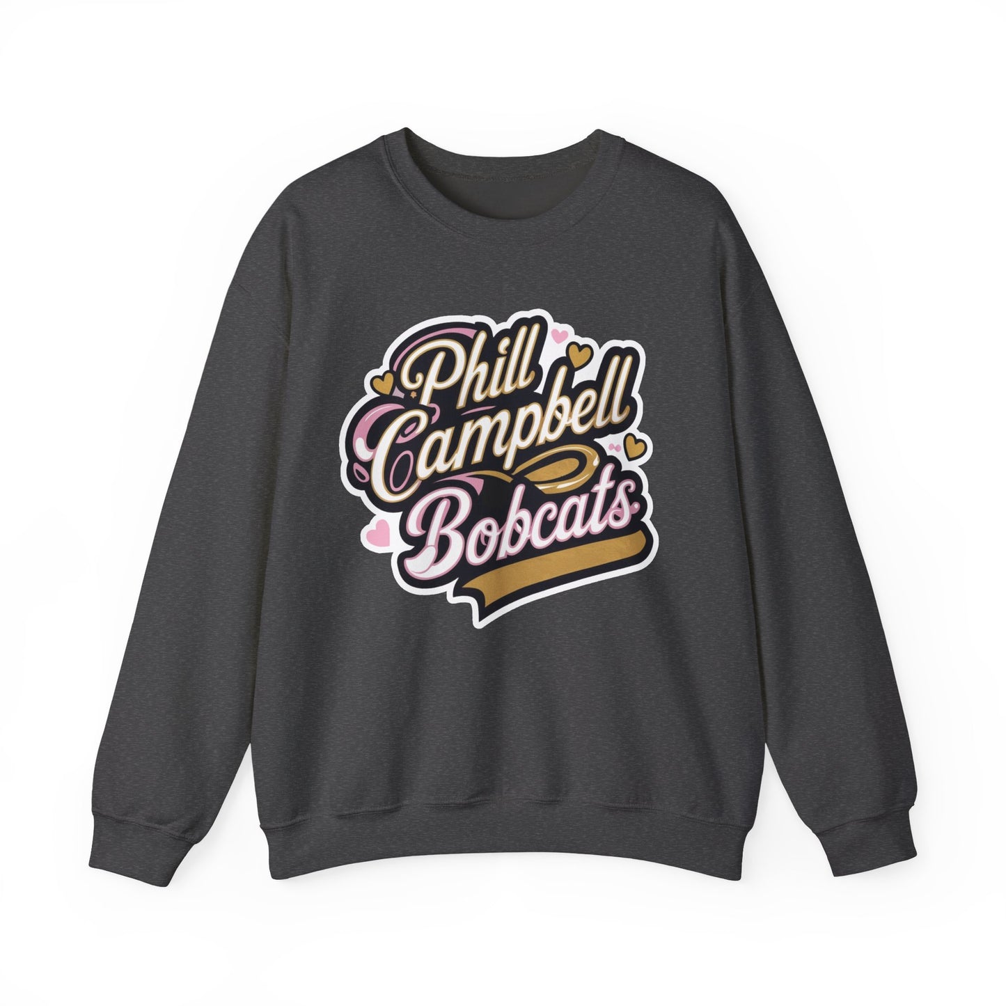 Adult Crewneck Sweatshirt \ Phill Campbell Bobcats \ PCBG1