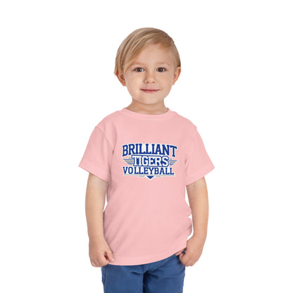 Toddler Tee \ Brilliant Tigers Volleyball \ BTV2