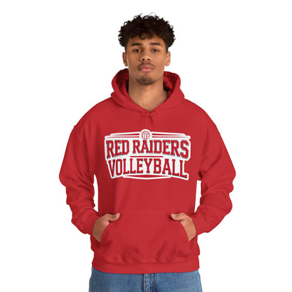 Adult Hoodie Sweatshirt \ Marion County Red Raiders Volleyball \ MCV2