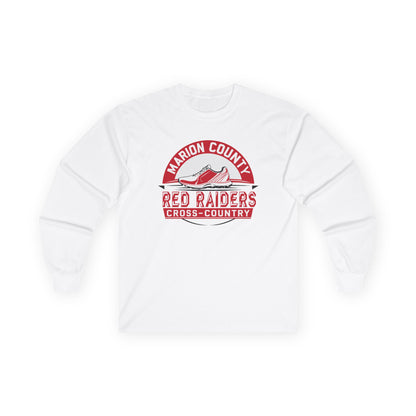 Adult Long Sleeve Tee \ Marion County Red Raiders Cross-Country \ MCCC1