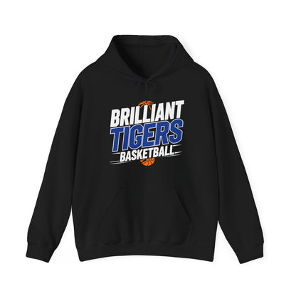 Adult Hoodie Sweatshirt \ Brilliant Tigers Basketball \ BTBK1
