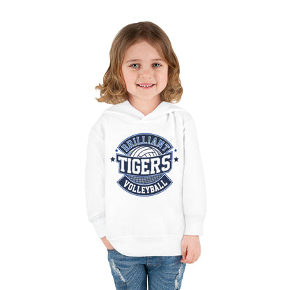 Toddler Hoodie Sweatshirt \ Brilliant Tigers Volleyball \ BTV1