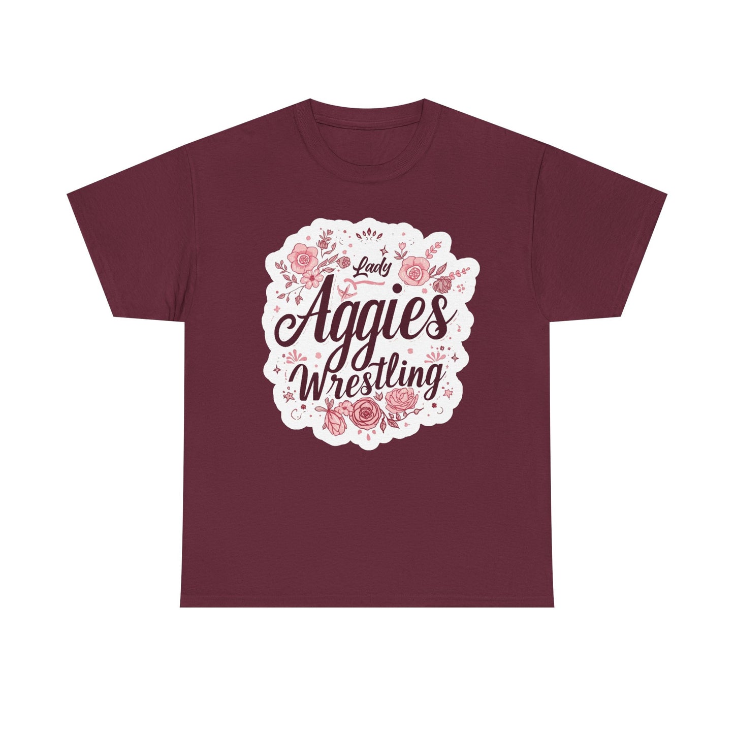 Adult Tee \ Hamilton Aggies Wrestling \ HAWG1