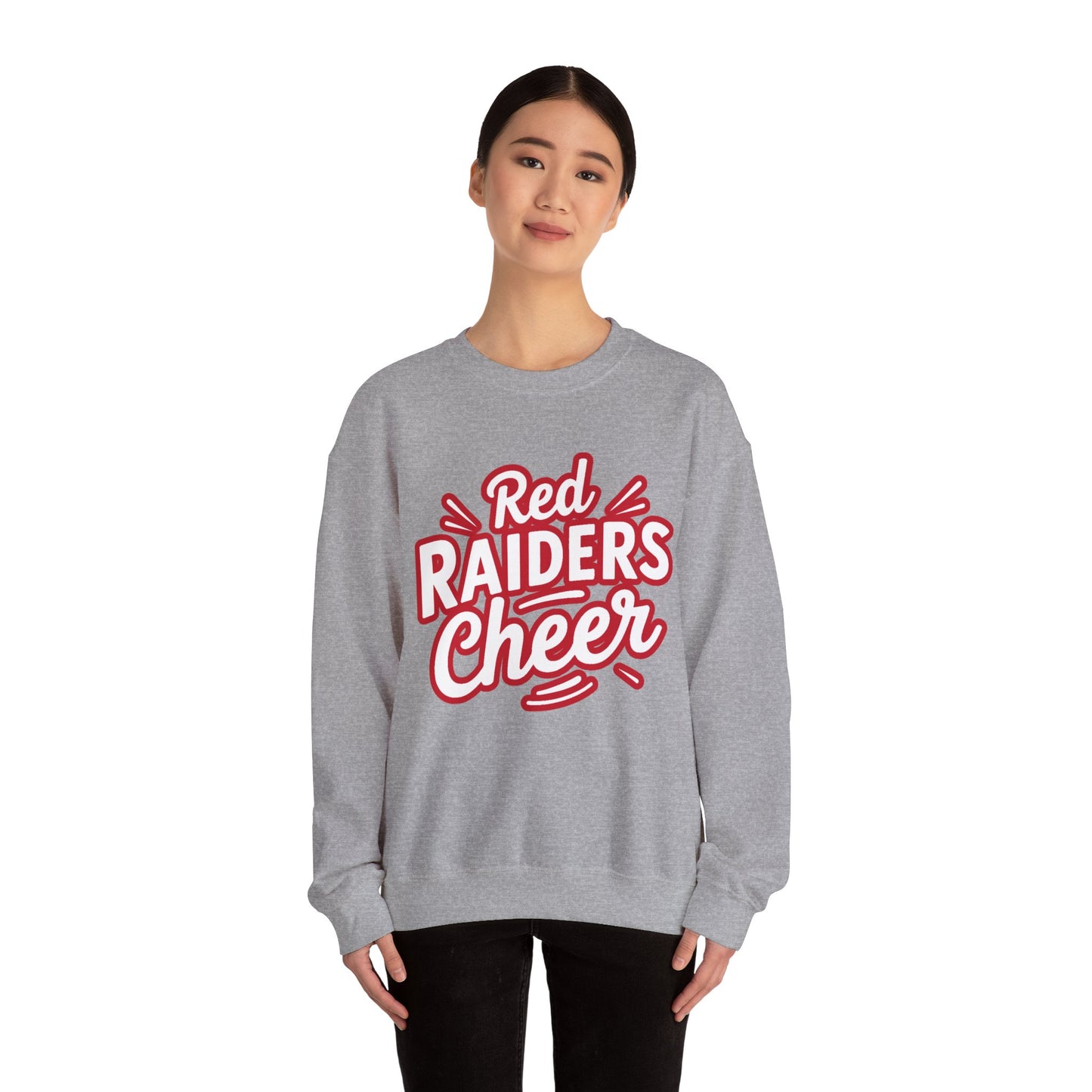Adult Crewneck Sweatshirt \ Marion County Red Raiders Cheer \ MCC1