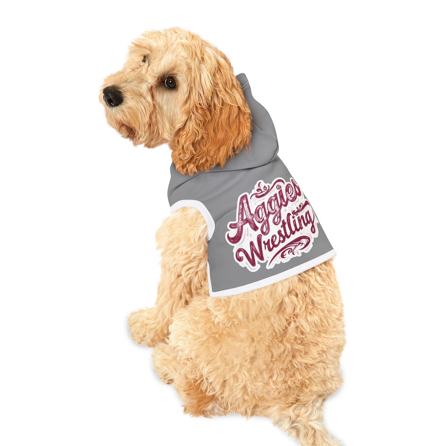 Pet Hoodie \ Hamilton Aggies Wrestling \ HAWG2