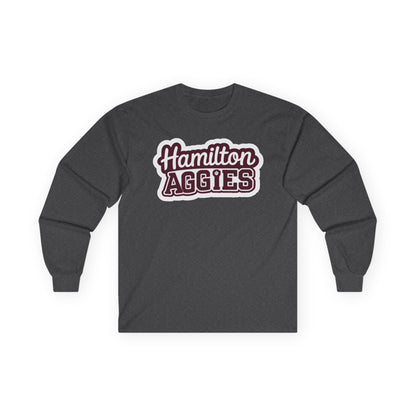 Adult Long Sleeve Tee \ Hamilton Aggies \ HAG2