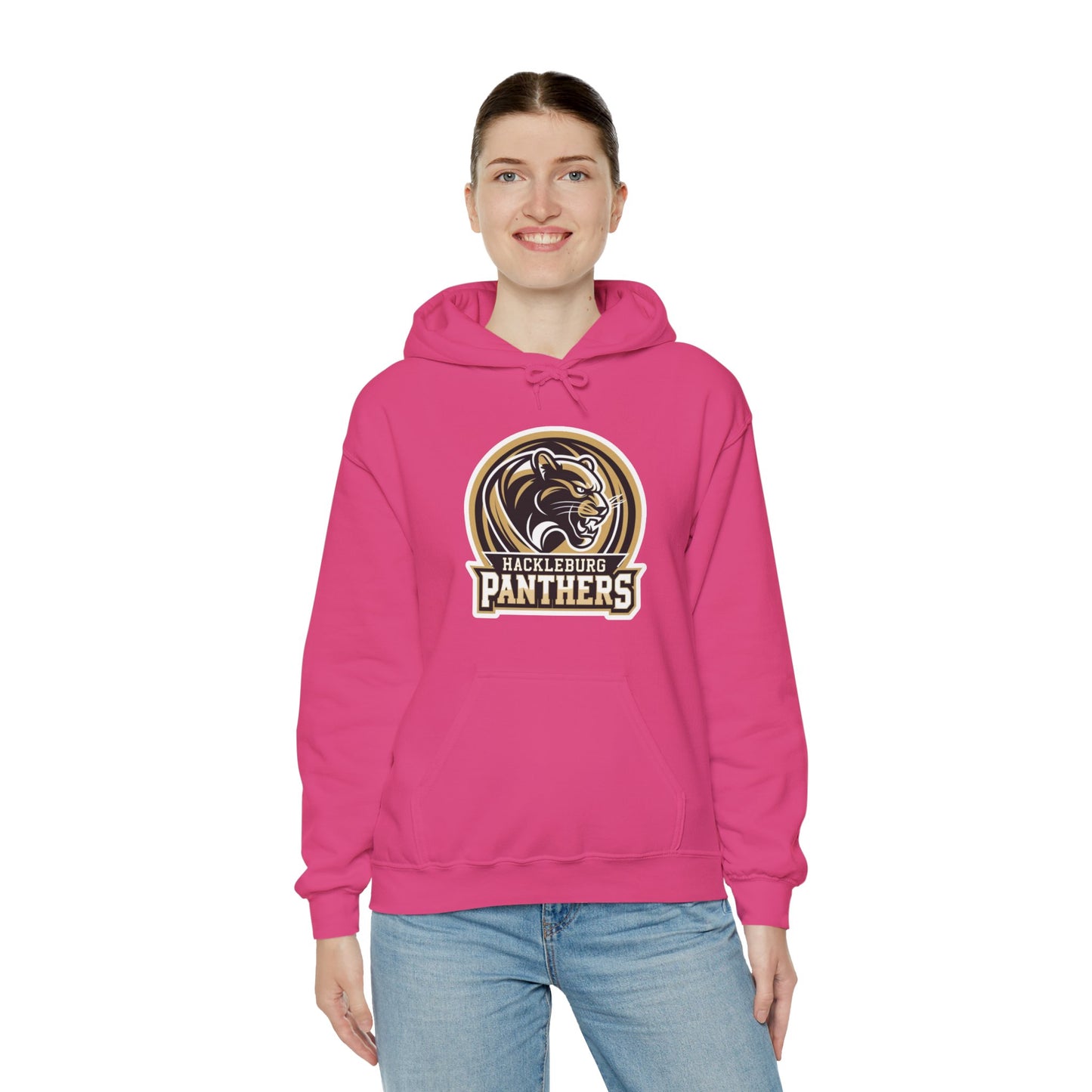 Adult Hoodie Sweatshirt \ Hackleburg Panthers \ HP2