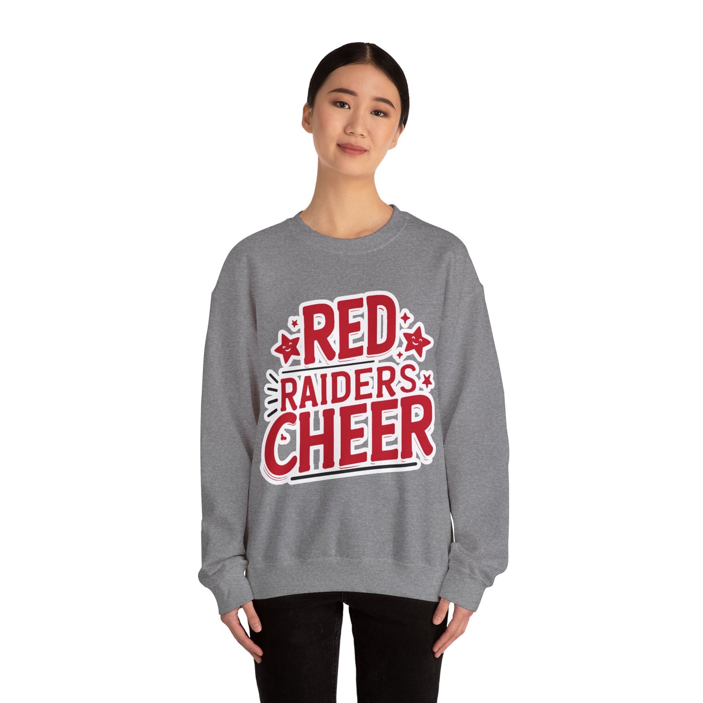 Adult Crewneck Sweatshirt \ Marion County Red Raiders Cheer \ MCC2