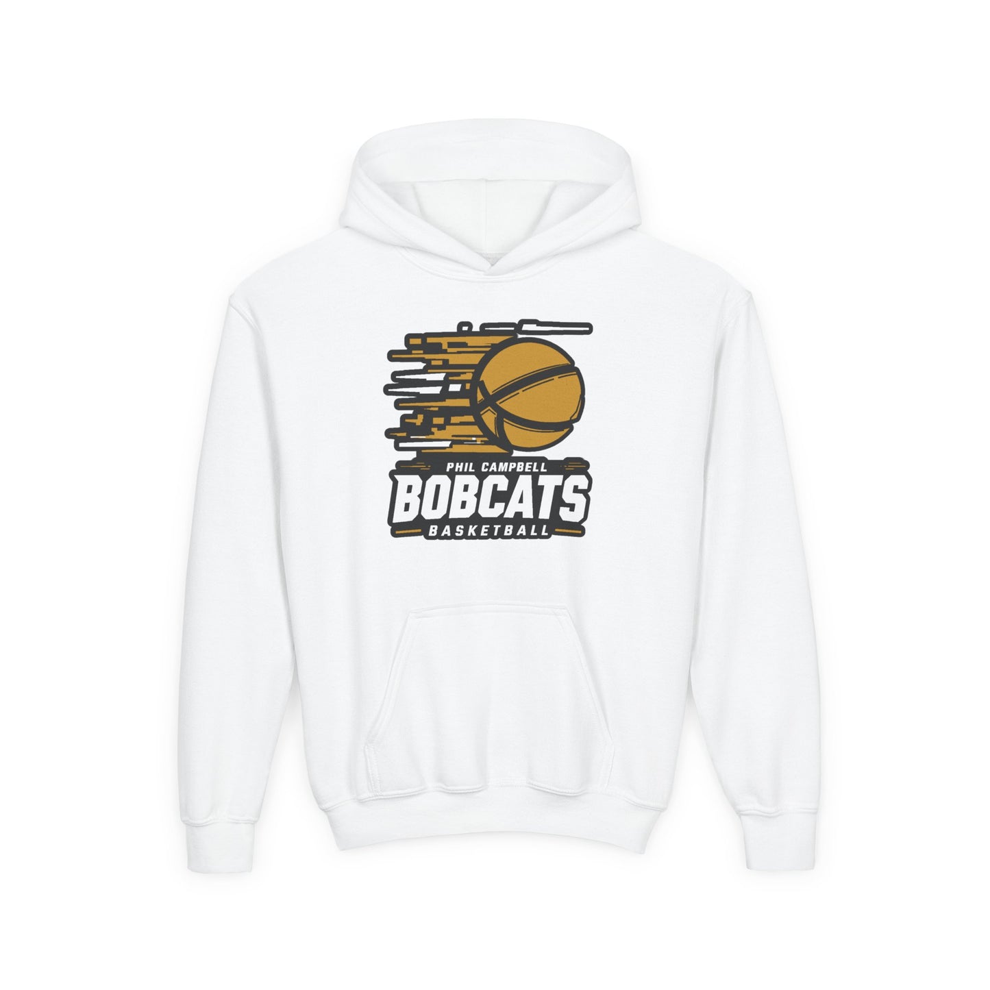 Youth Hoodie Sweatshirt \ Phil Campbell Bobcats Basketball \ PCBBK2