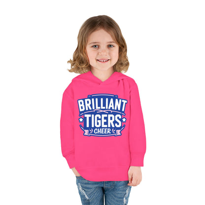 Toddler Hoodie Sweatshirt \ Brilliant Tigers Cheer \ BTC2