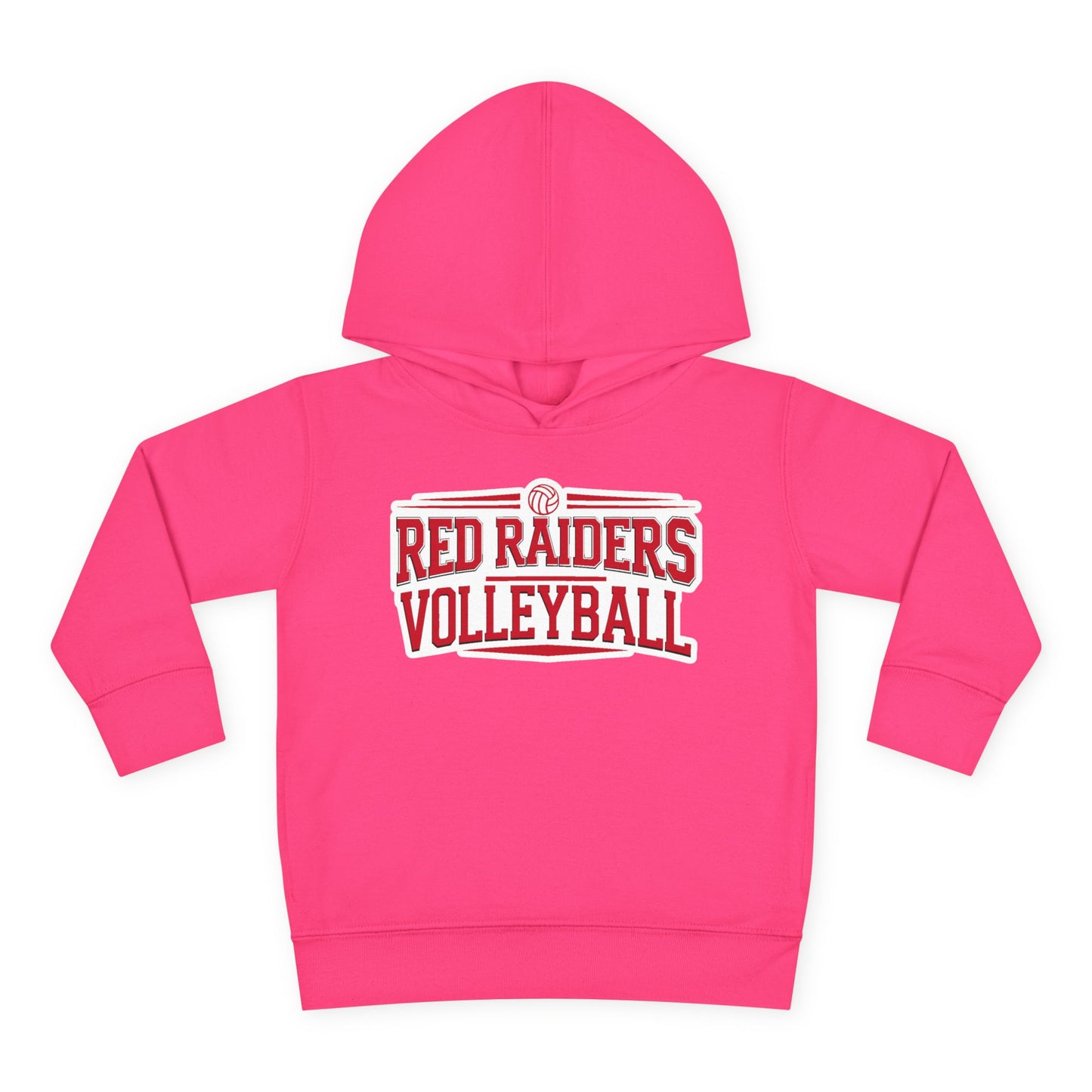 Toddler Hoodie Sweatshirt \ Marion County Red Raiders Volleyball \ MCV2