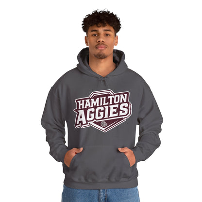 Adult Hoodie Sweatshirt \ Hamilton Aggies \ HA1