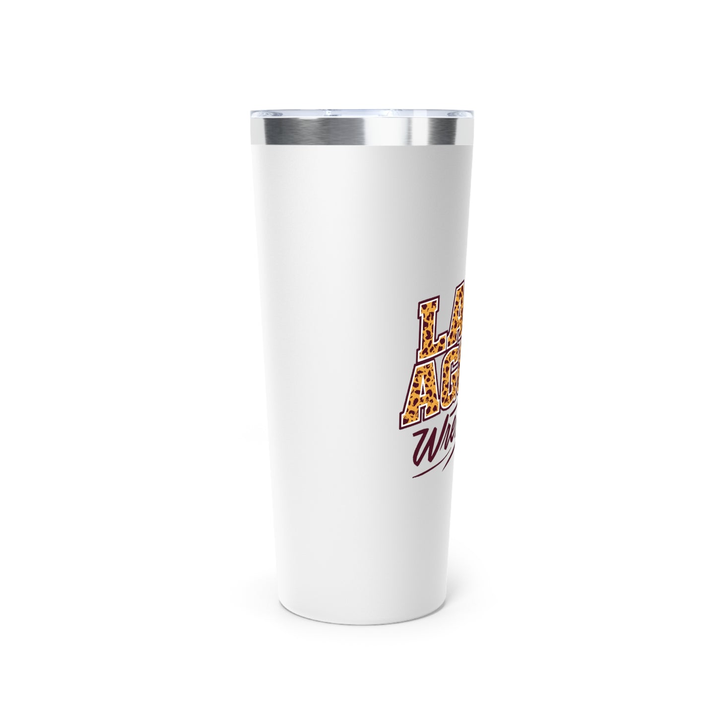 22oz Copper Insulated Tumbler \ Hamilton Aggies Wrestling \ HAWG3