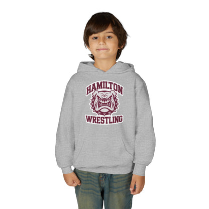 Youth Hoodie Sweatshirt \ Hamilton Aggies Wrestling \ HAW2