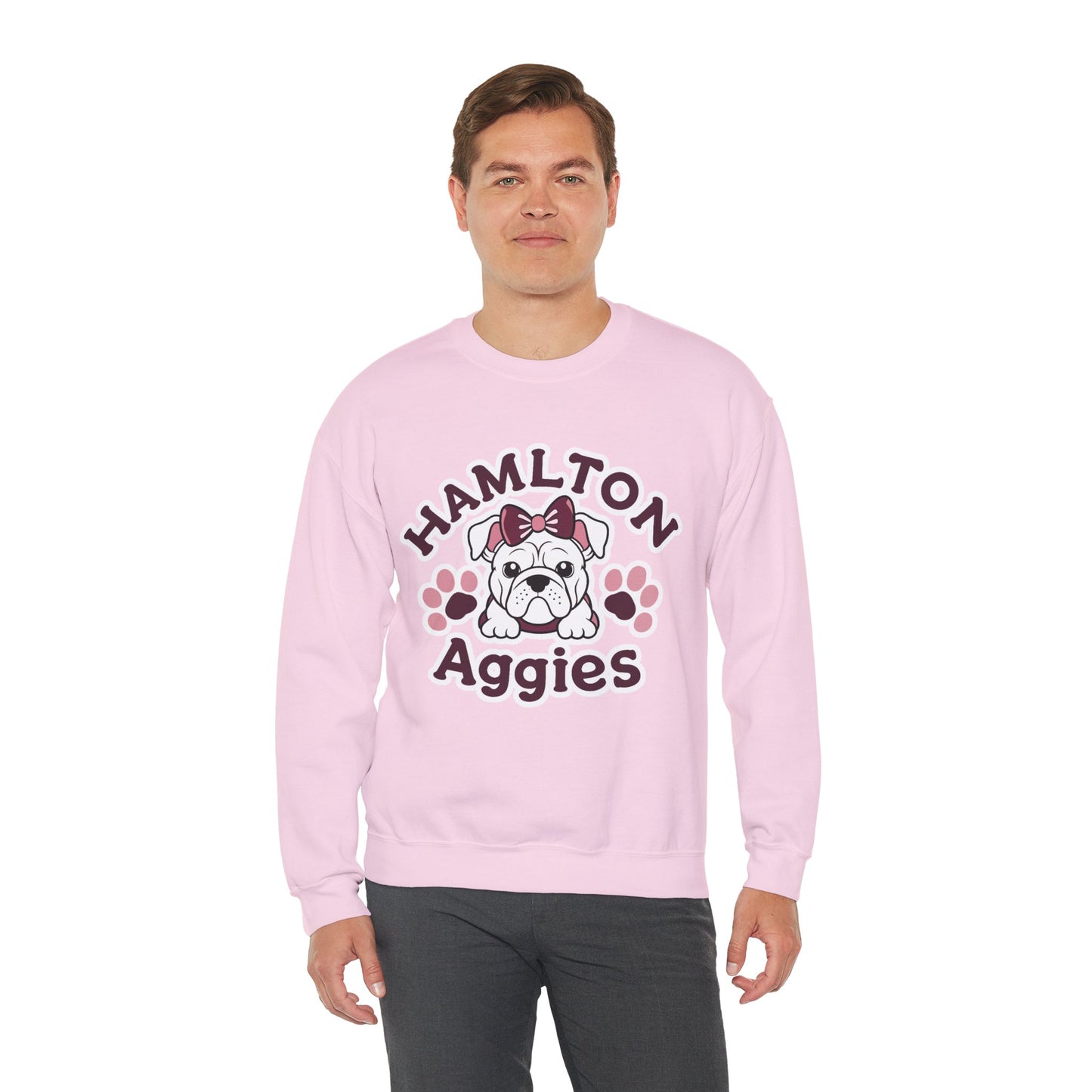Adult Crewneck Sweatshirt \ Hamilton Aggies \ HAG3