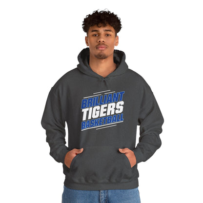 Adult Hoodie Sweatshirt \ Brilliant Tigers Basketball \ BTBK2
