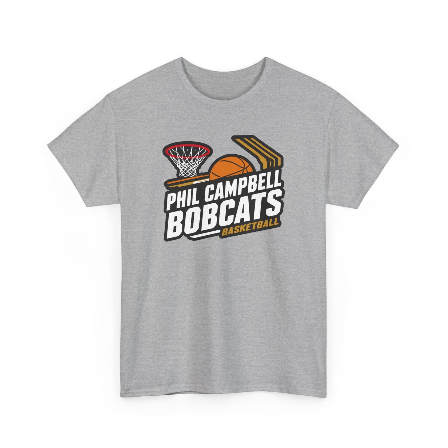 Adult Tee \ Phil Campbell Bobcats Basketball \ PCBBK1