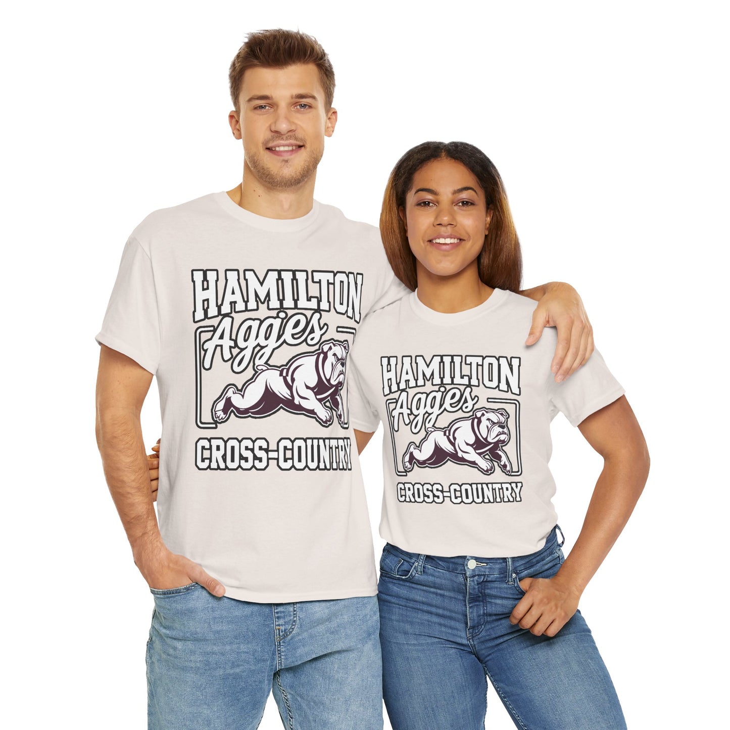 Adult Tee \ Hamilton Aggies Cross-Country \ HCC2