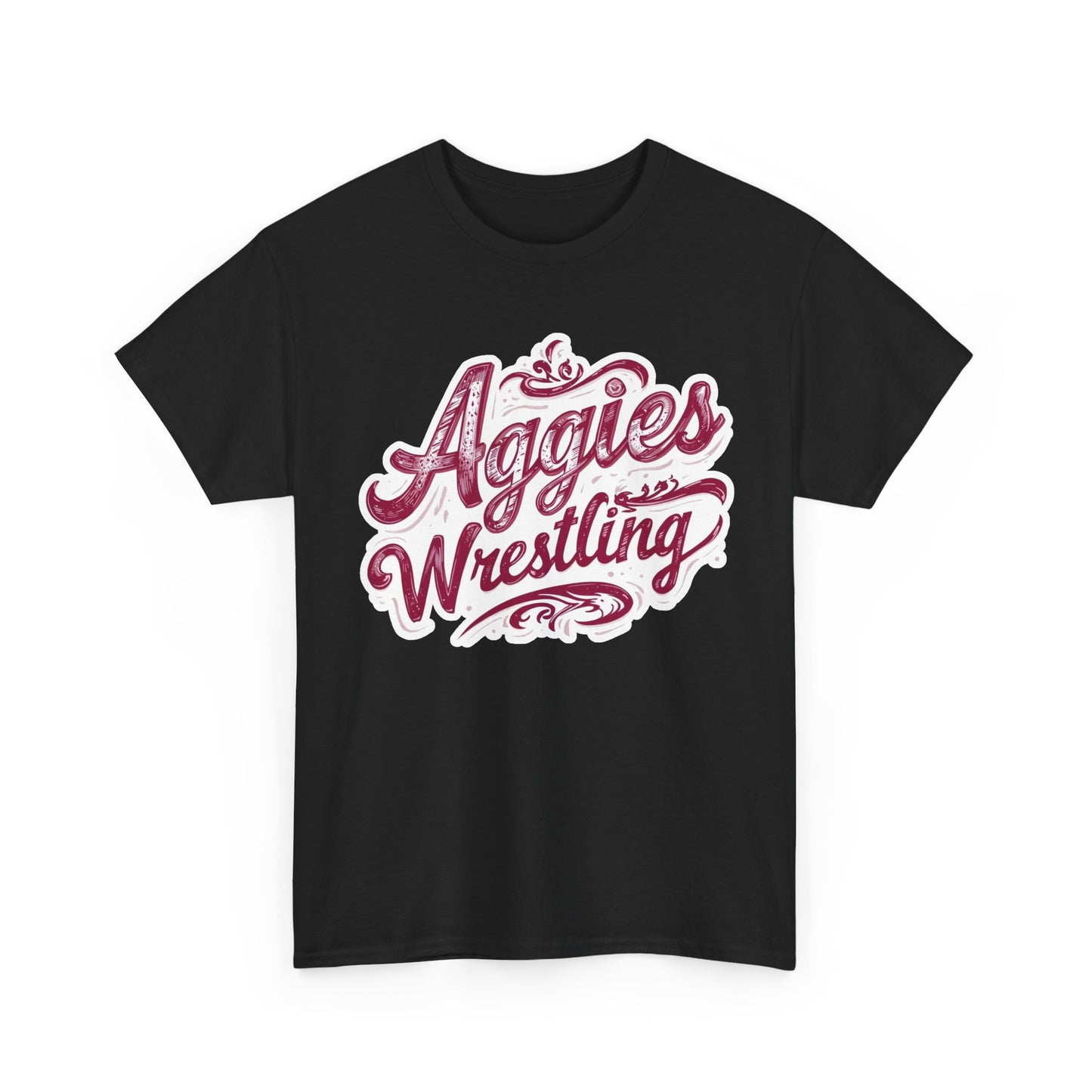 Adult Tee \ Hamilton Aggies Wrestling \ HAWG2